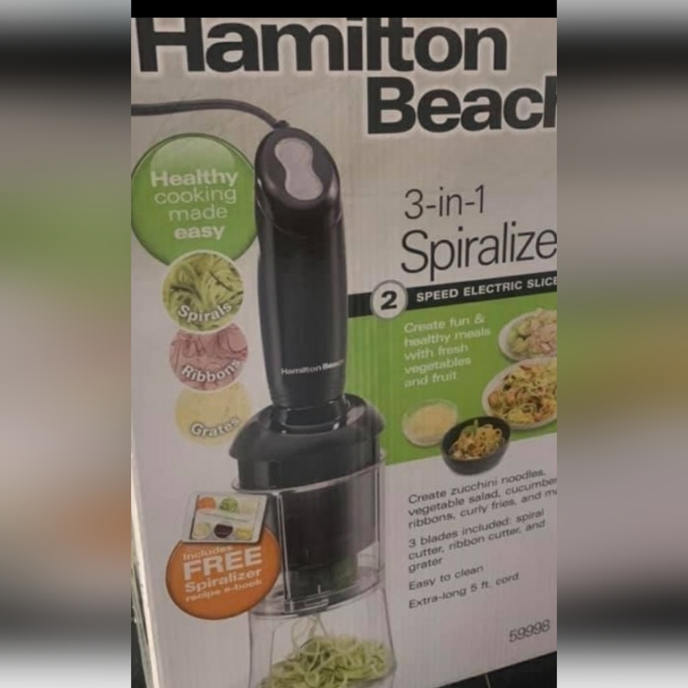 Hamilton Beach 3-in-1 Spiralizer